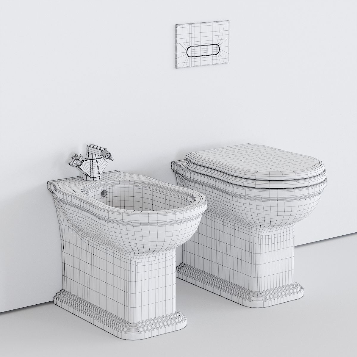 Ceramica Flaminia Efi WC 3D model_4