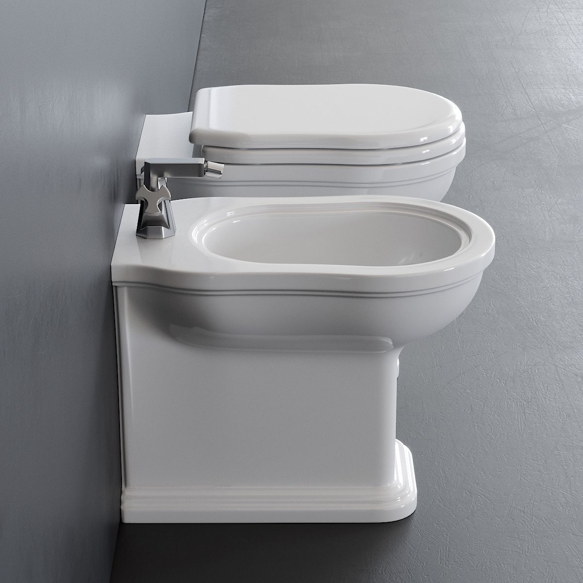 Ceramica Flaminia Efi WC 3D model_1