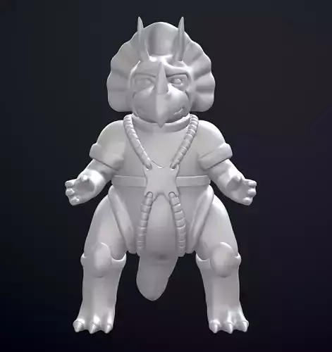 Tricero Dinosaucers 3D print model