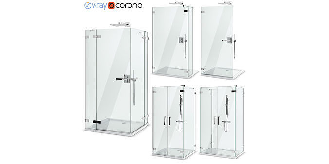 Cabin showers Radaway  Arta set 99 3D model