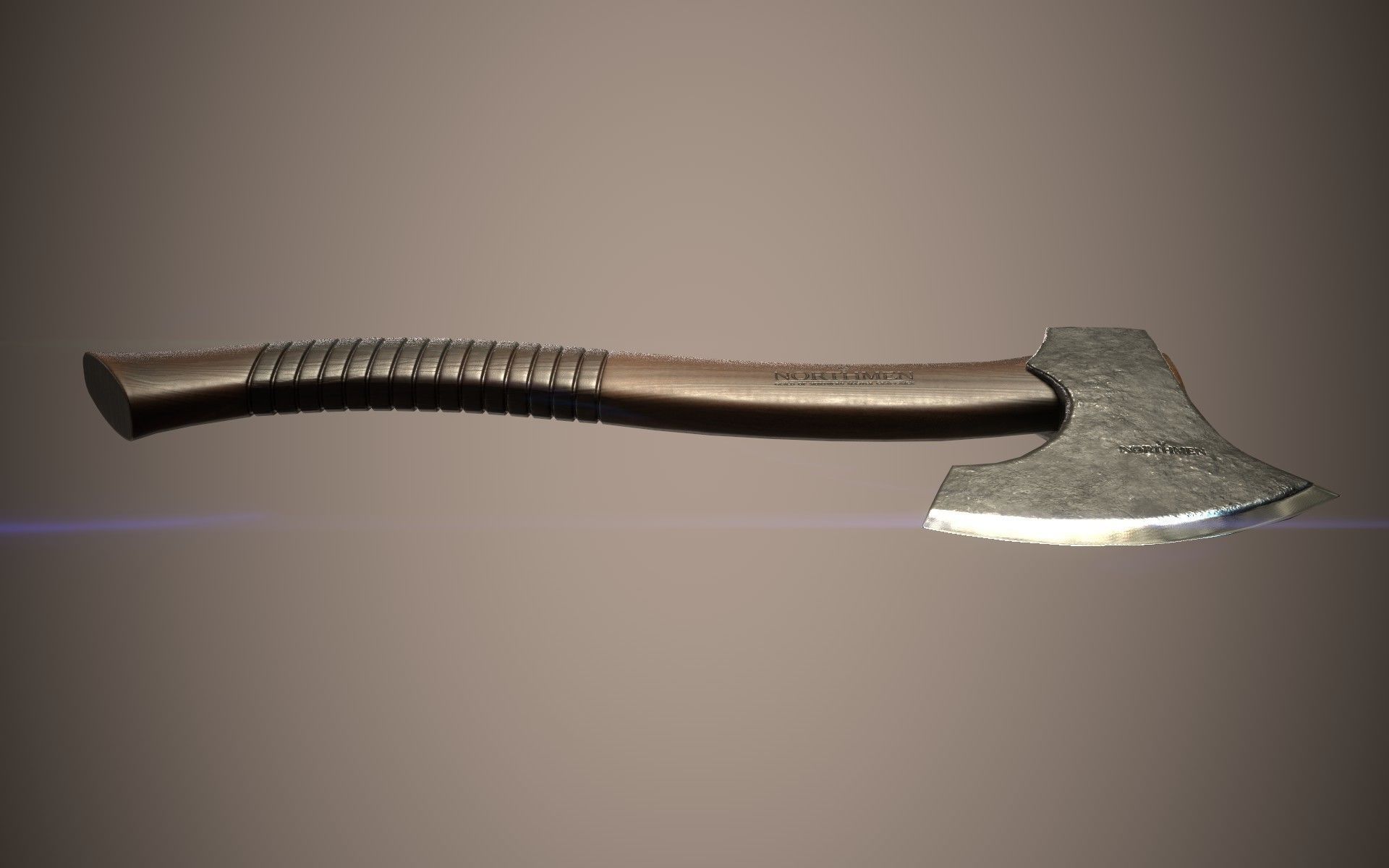 Low poly AXE model Low-poly 3D model_10