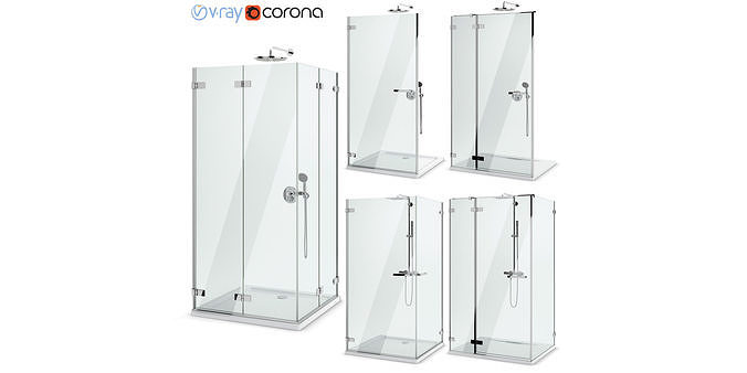 Cabin showers Radaway  Arta set 101 3D model