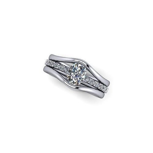 CJC1969 Ladies womans womens diamond ruby emerald Rings 3D print model