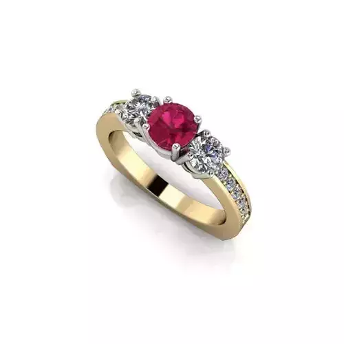 CJC1953 Ladies womans womens diamond ruby emerald Rings