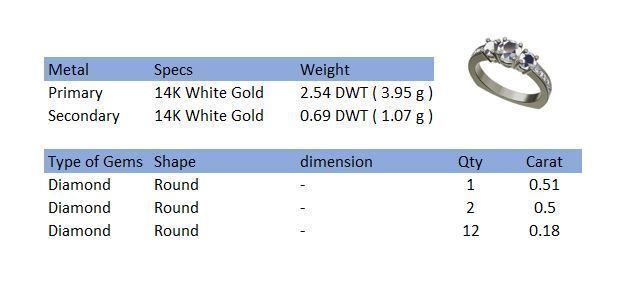 CJC1953 Ladies womans womens diamond ruby emerald Rings 3D print model_12