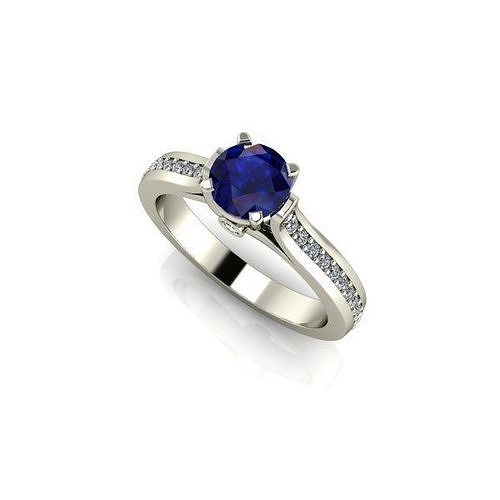 CJC1954 Ladies womans womens diamond ruby emerald Rings 3D print model