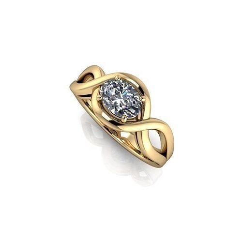 CJC1957 Ladies womans womens diamond ruby emerald Rings 3D print model