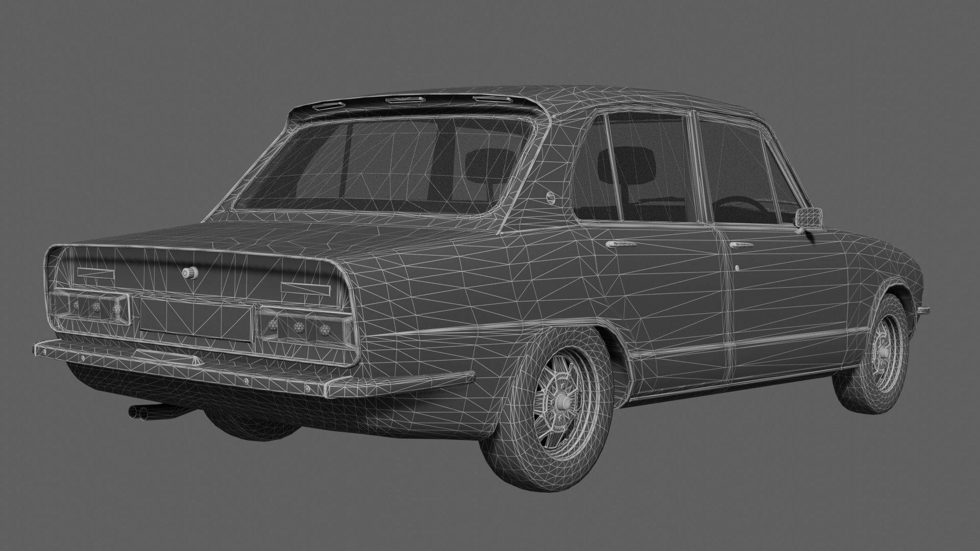 Triumph Dolomite Sprint PBR Textured Free low-poly 3D model_8