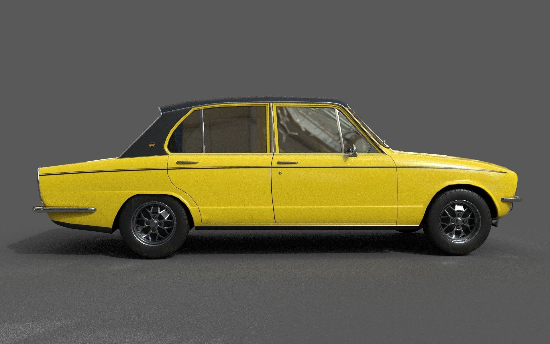 Triumph Dolomite Sprint PBR Textured Free low-poly 3D model_2