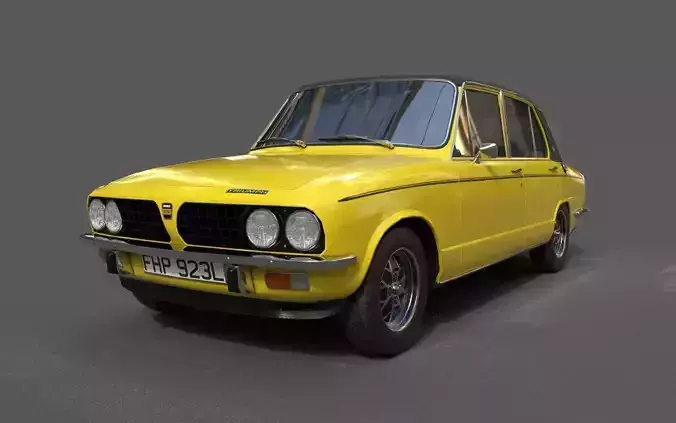 Triumph Dolomite Sprint PBR Textured Free low-poly 3D model