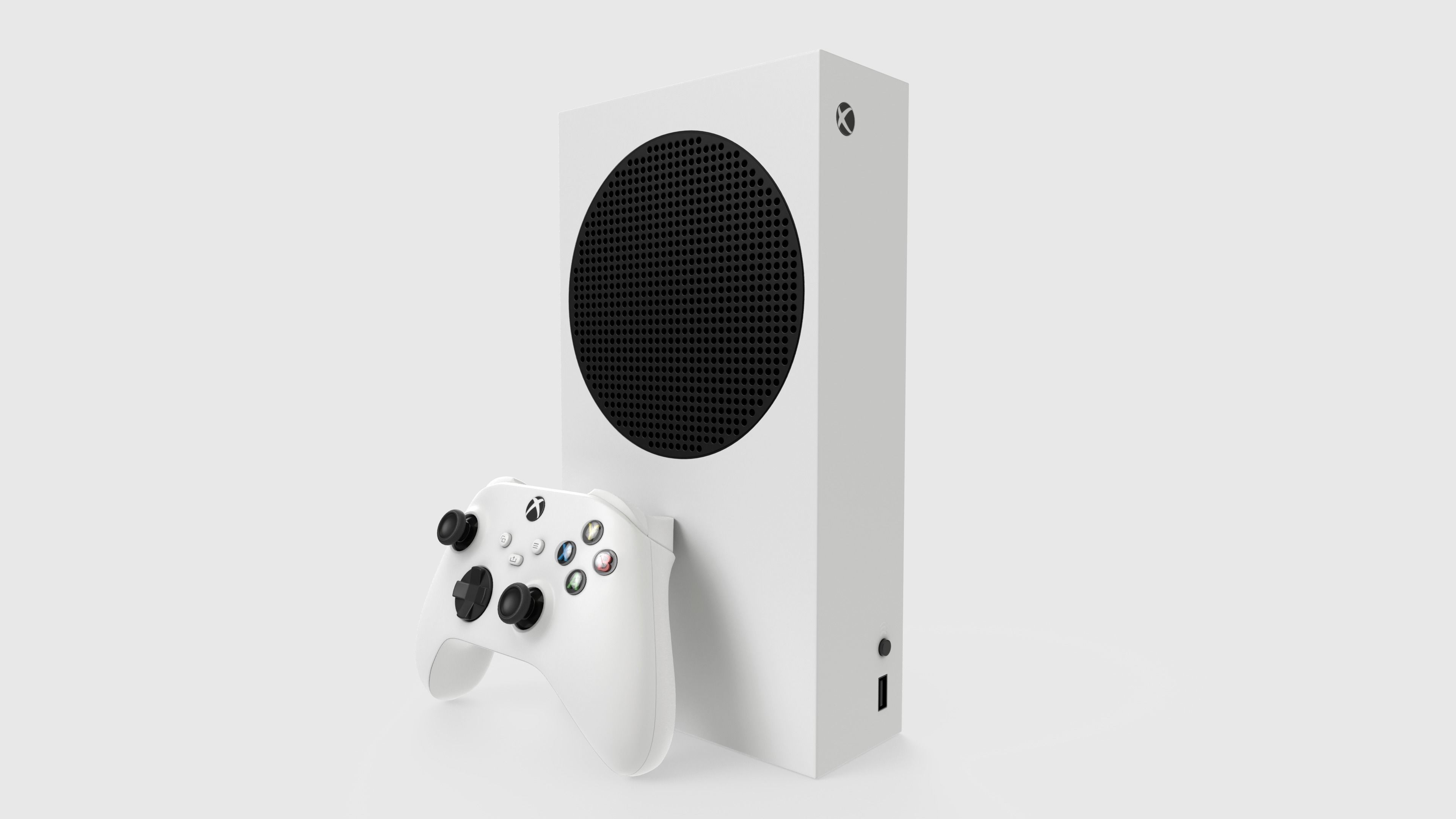 Xbox Series S Low-poly 3D model_3