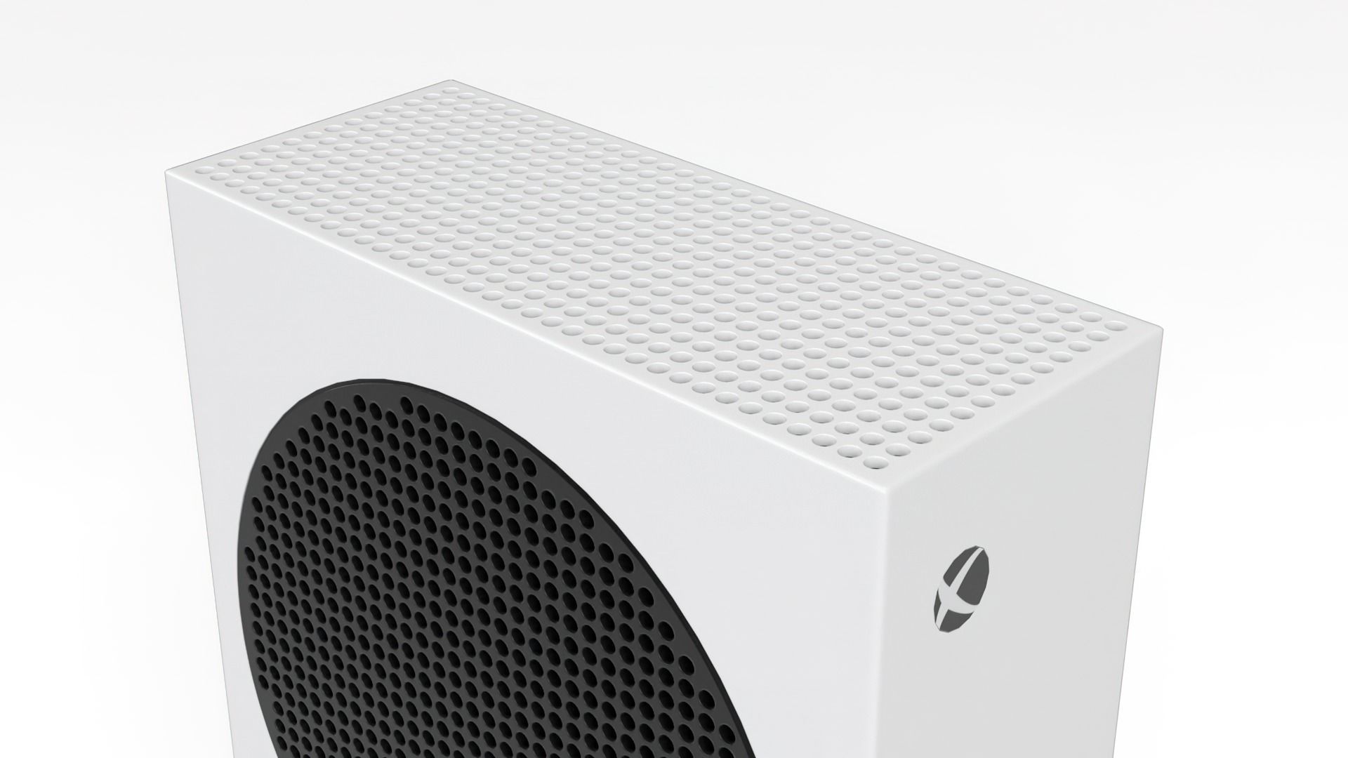 Xbox Series S Low-poly 3D model_8