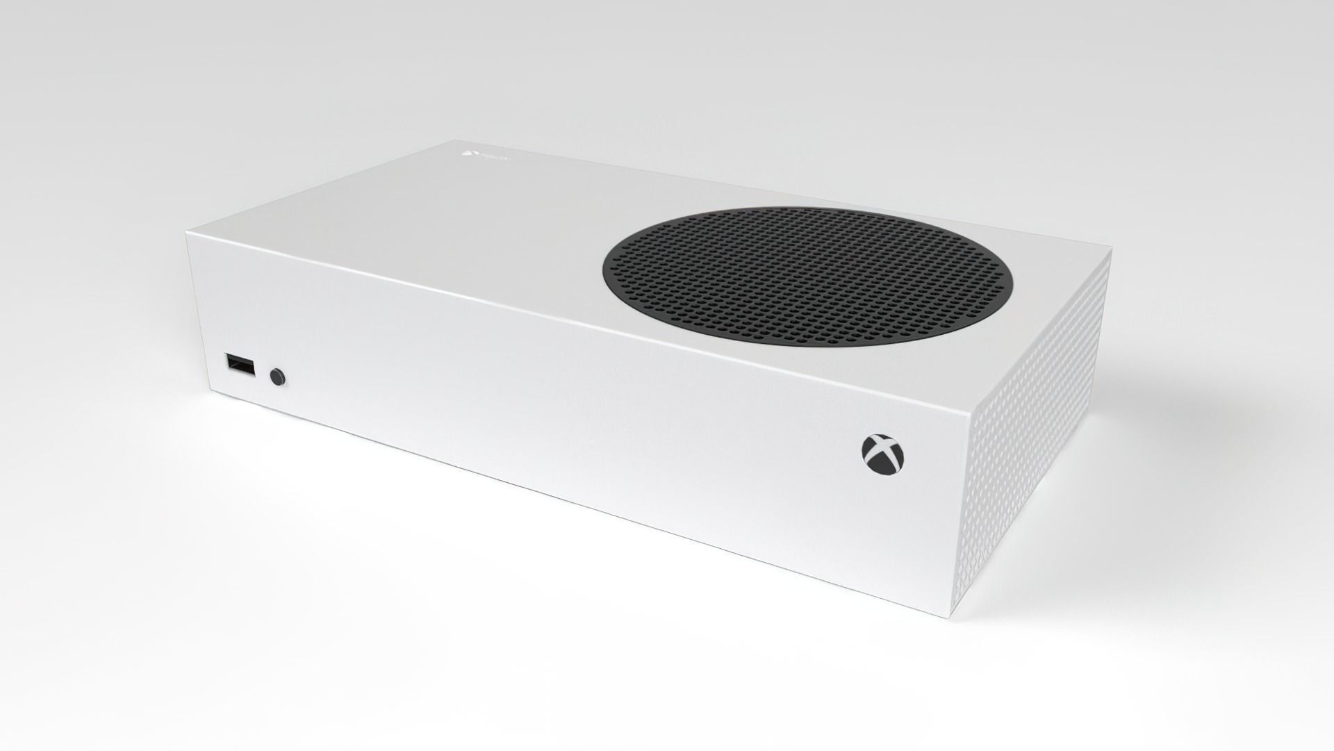 Xbox Series S Low-poly 3D model_7