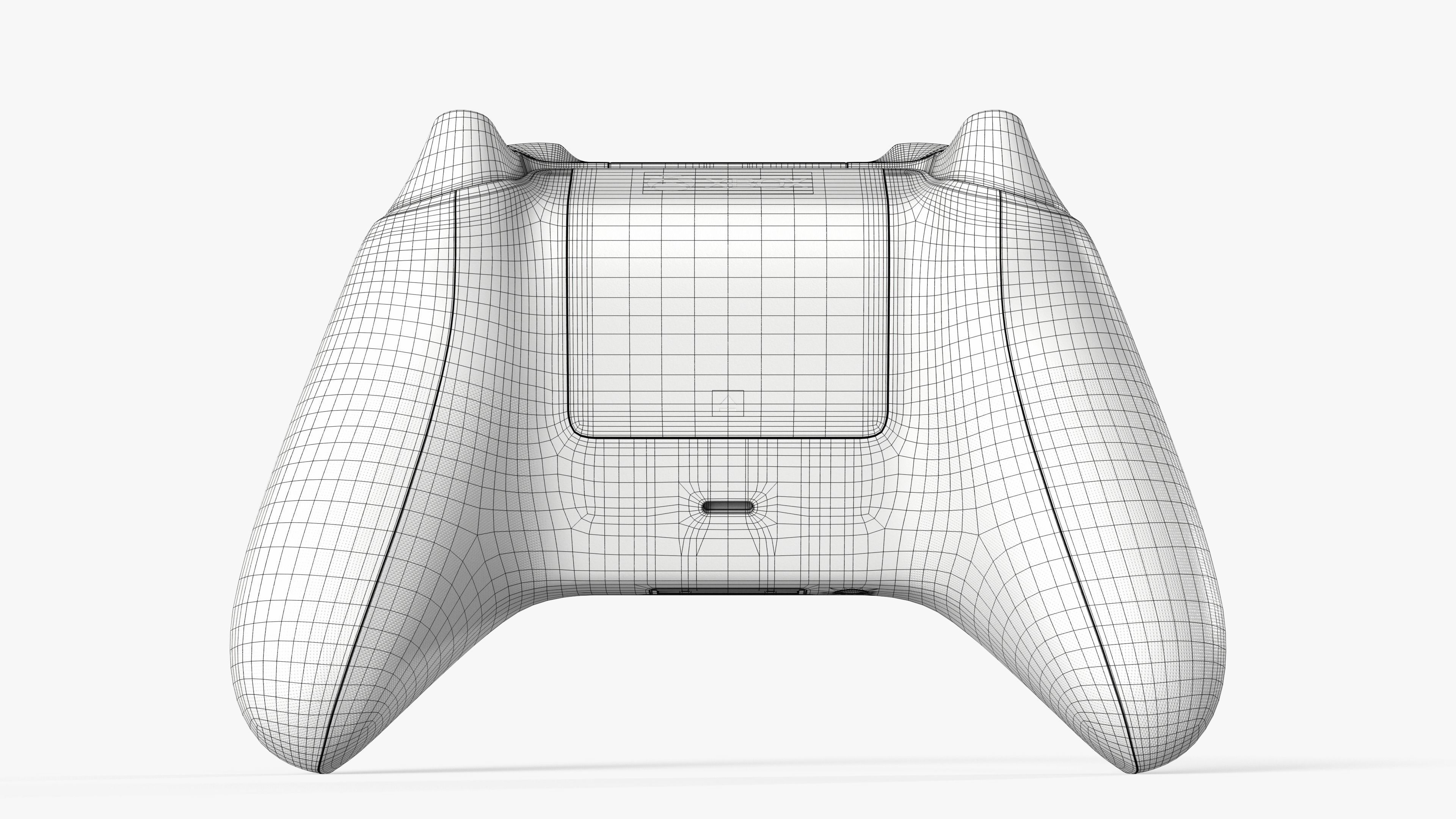 Xbox Series S Low-poly 3D model_13