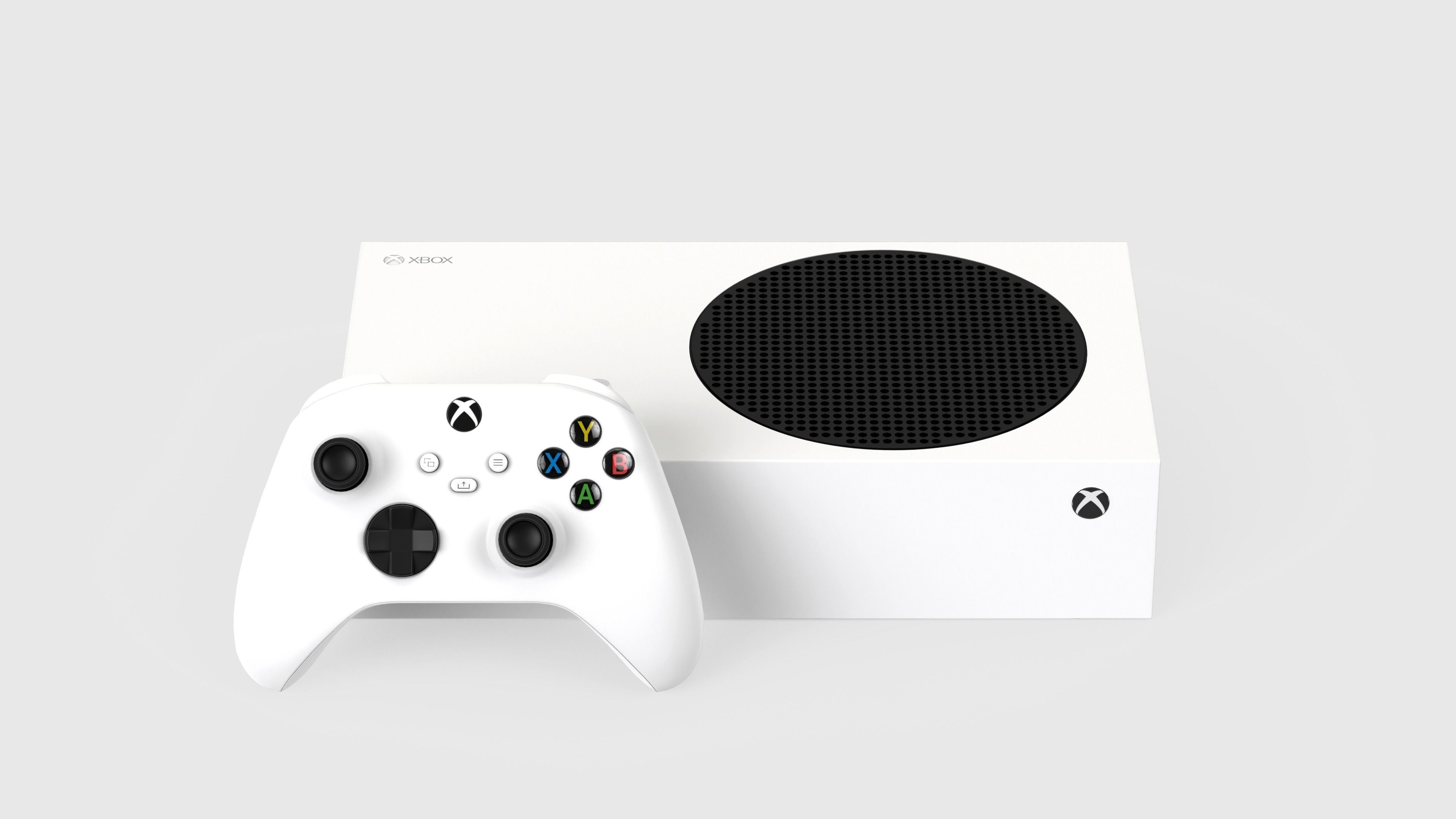 Xbox Series S Low-poly 3D model_1