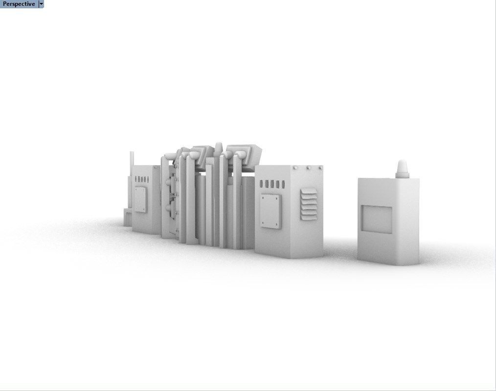 Control Panels and Consoles Pack 3D print model_6