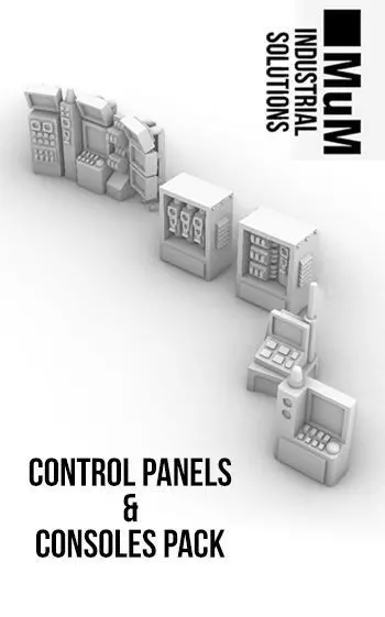 Control Panels and Consoles Pack 3D print model_0