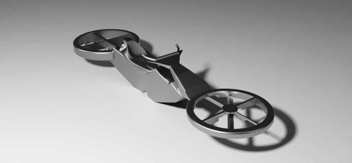 Hower board 3D model_2