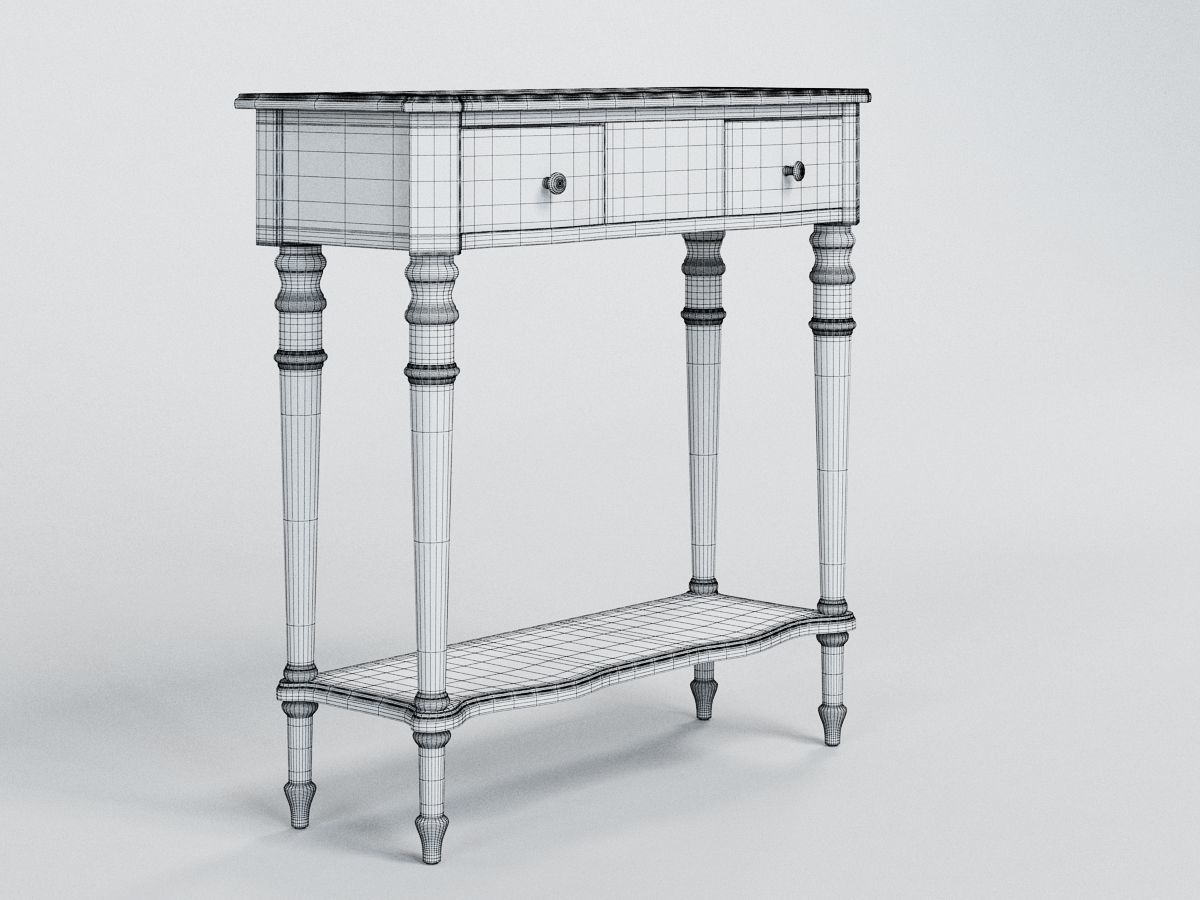 Carcassonne Console Table by Astoria Grand 3D model_3