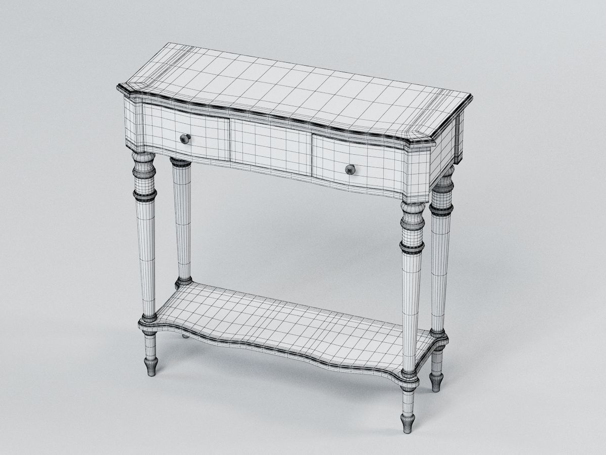 Carcassonne Console Table by Astoria Grand 3D model_7