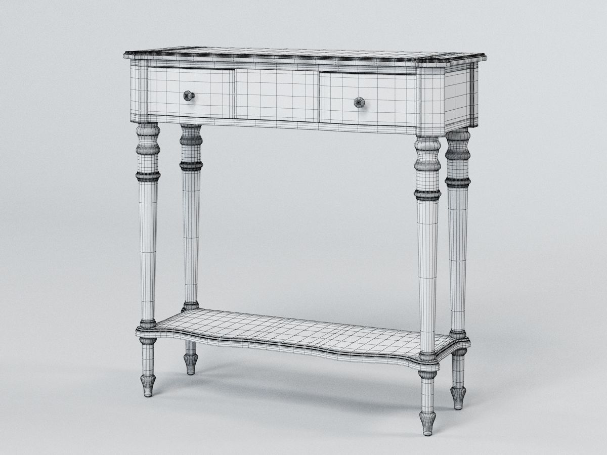 Carcassonne Console Table by Astoria Grand 3D model_1