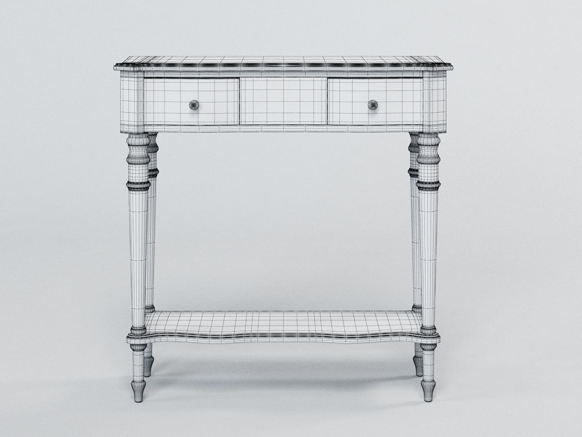 Carcassonne Console Table by Astoria Grand 3D model_5