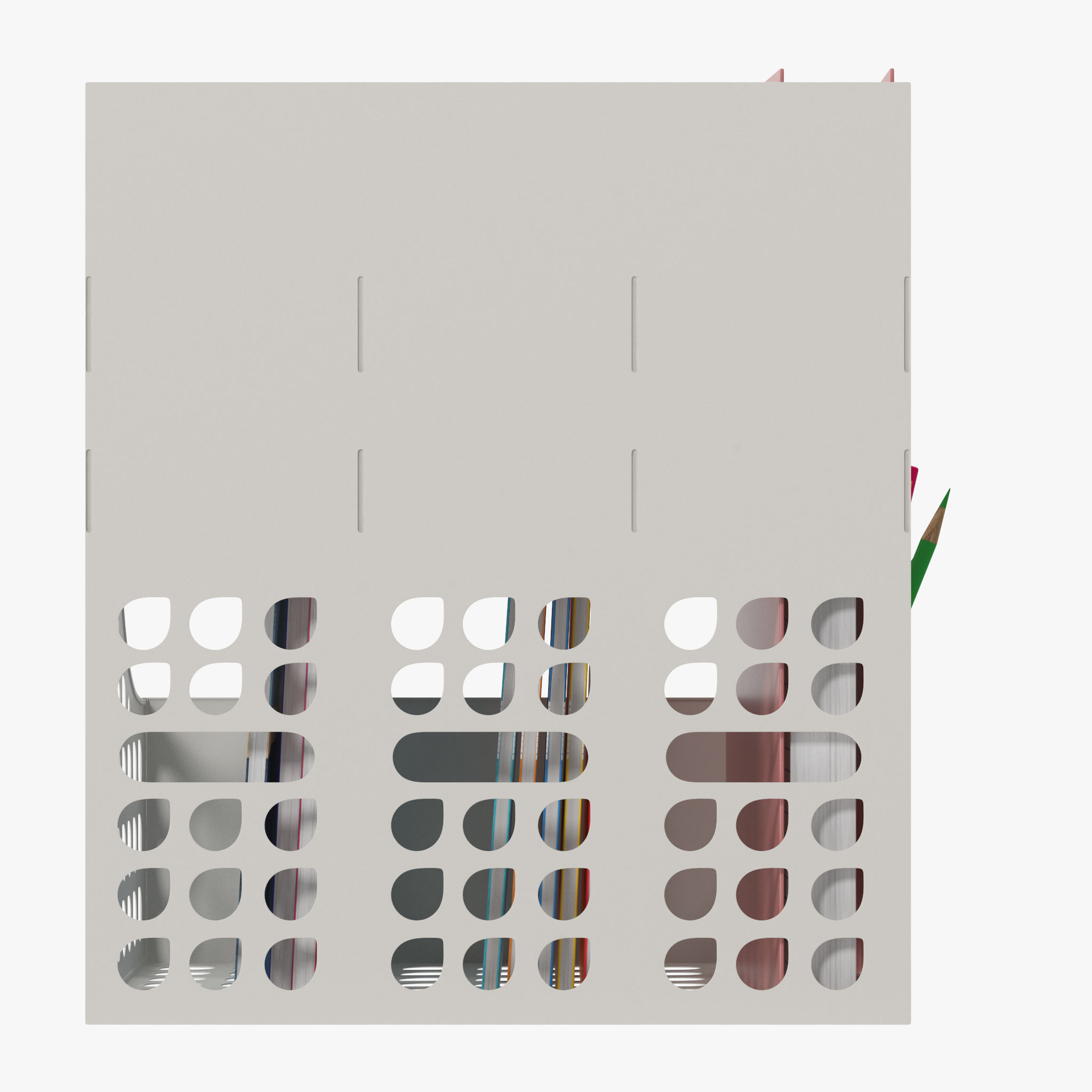 Document Organizer 3D model_10