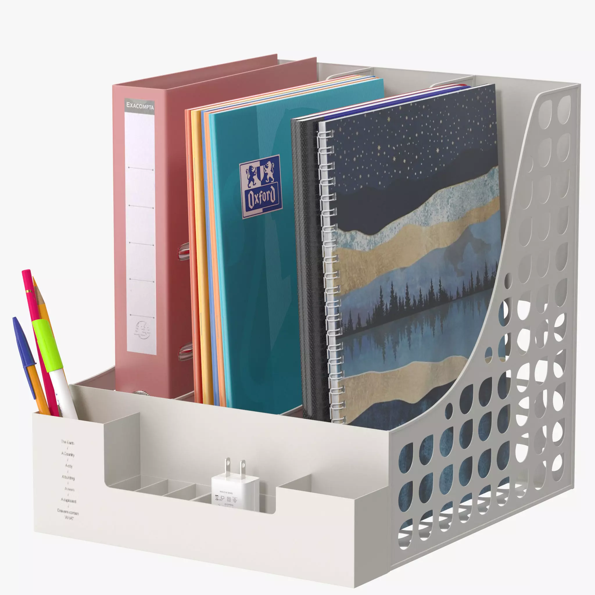 Document Organizer 3D model_0