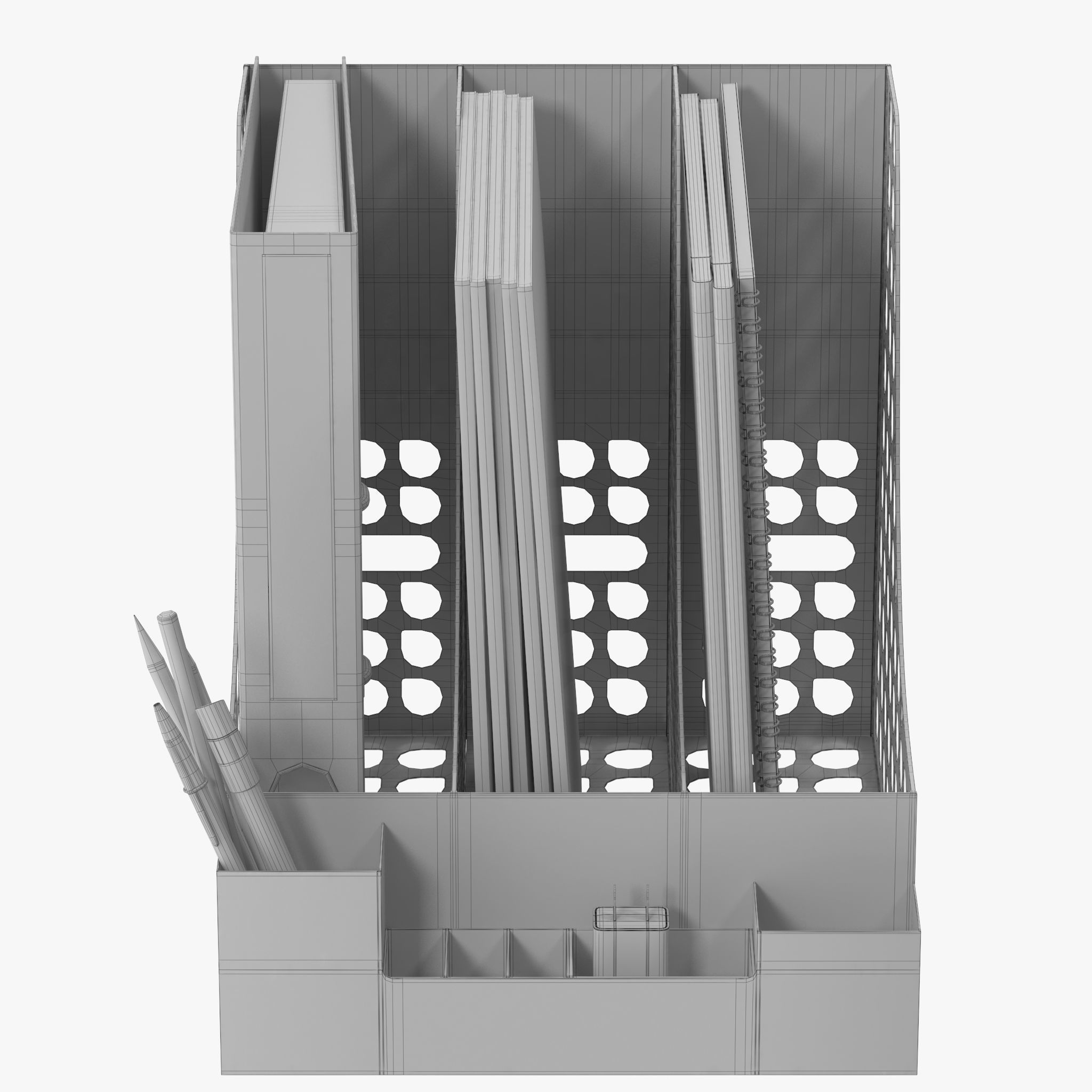 Document Organizer 3D model_13