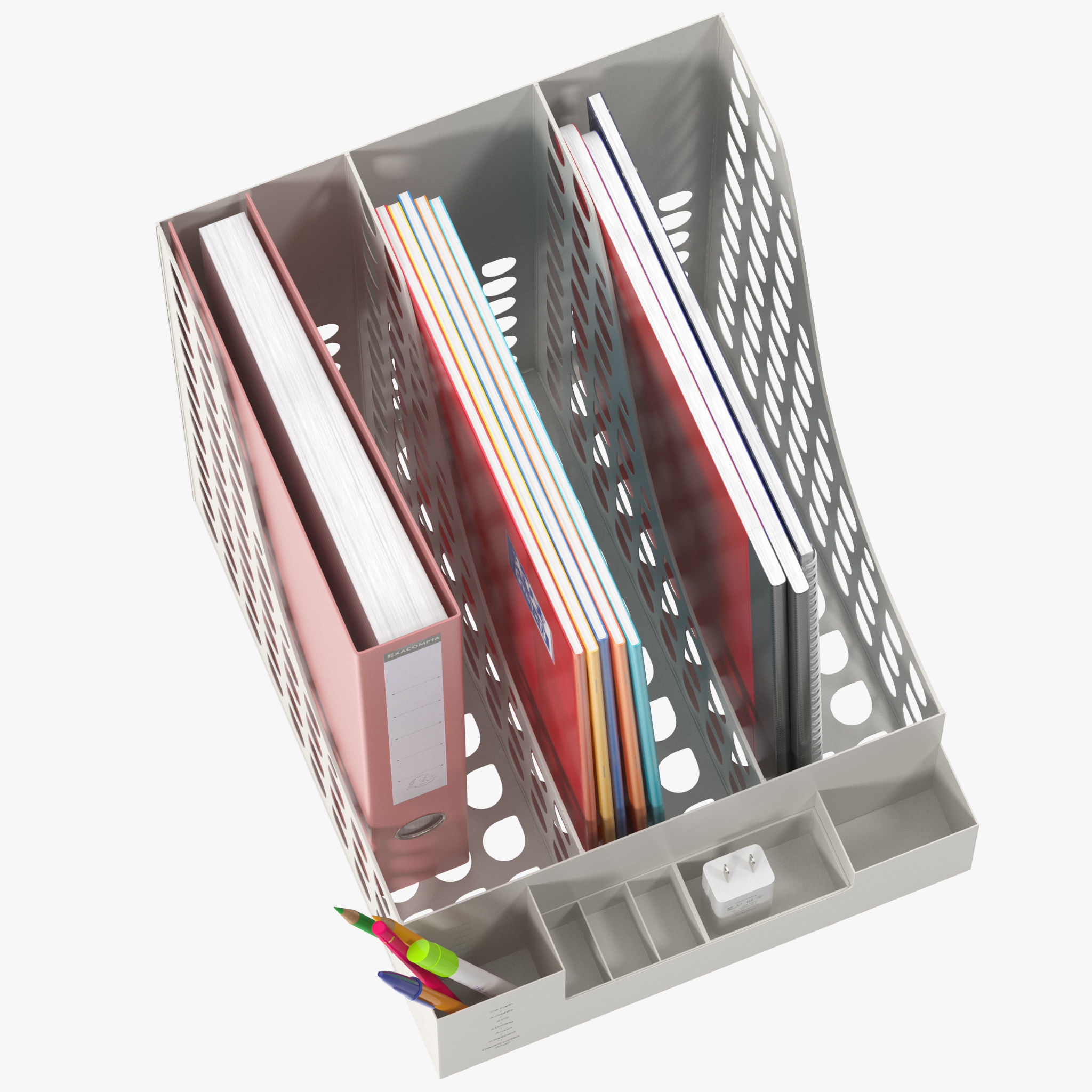 Document Organizer 3D model_7