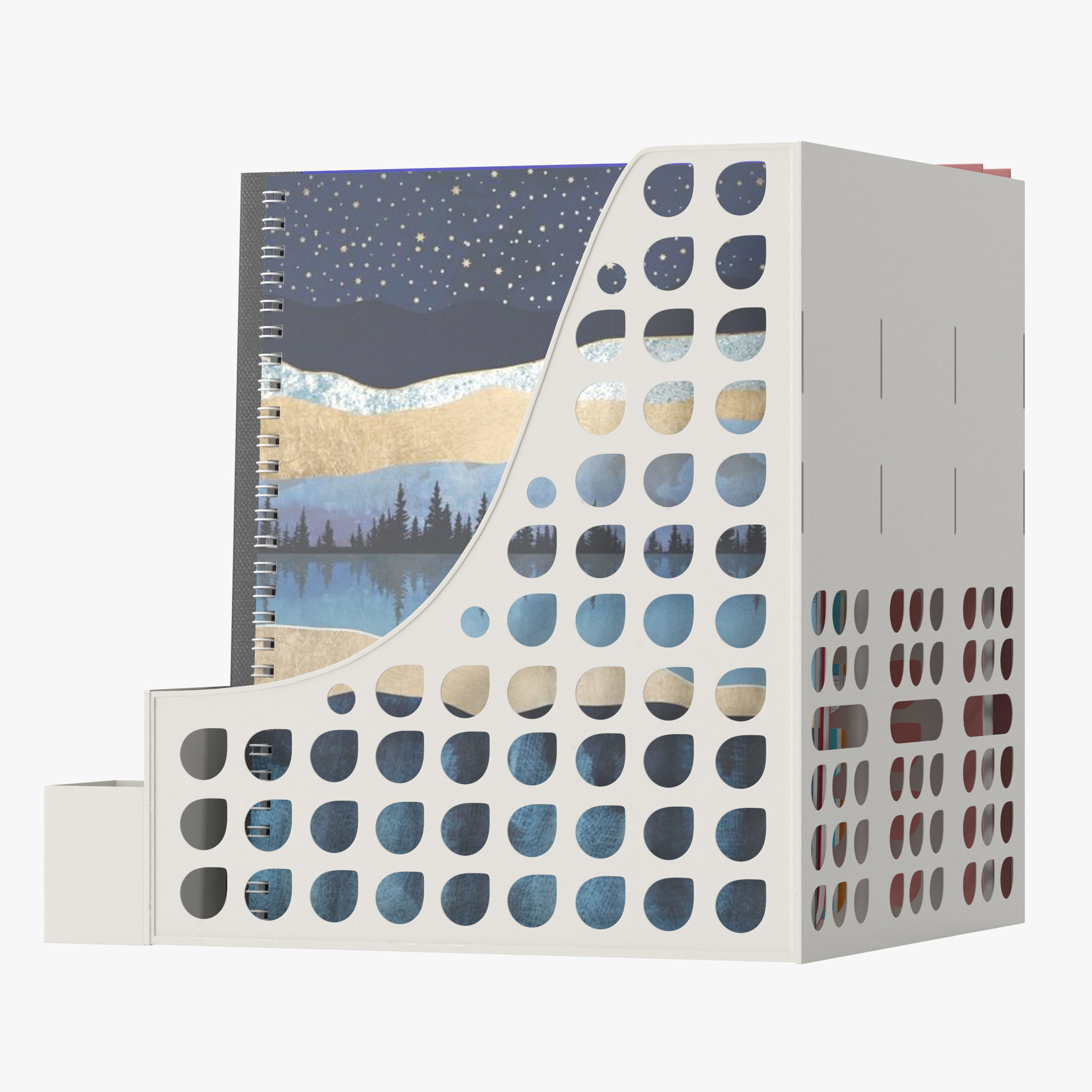 Document Organizer 3D model_5