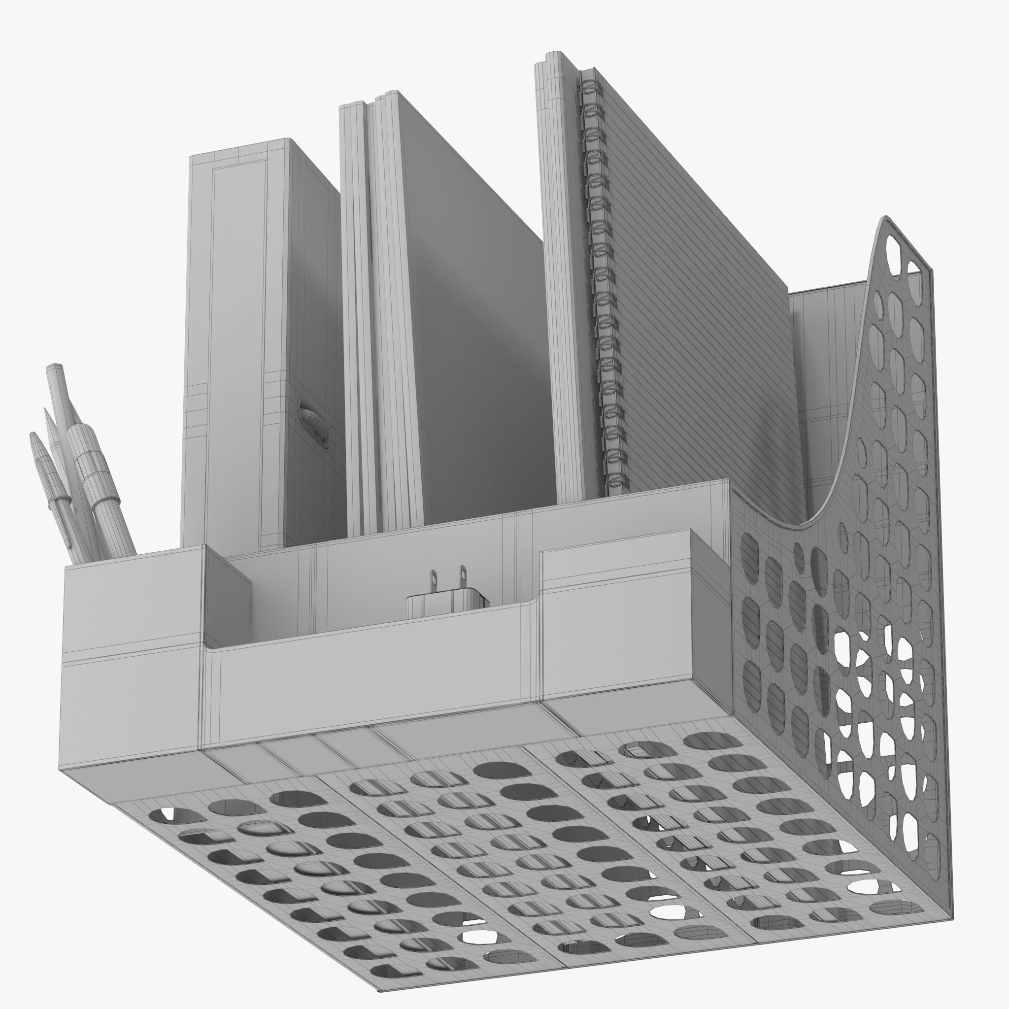 Document Organizer 3D model_12