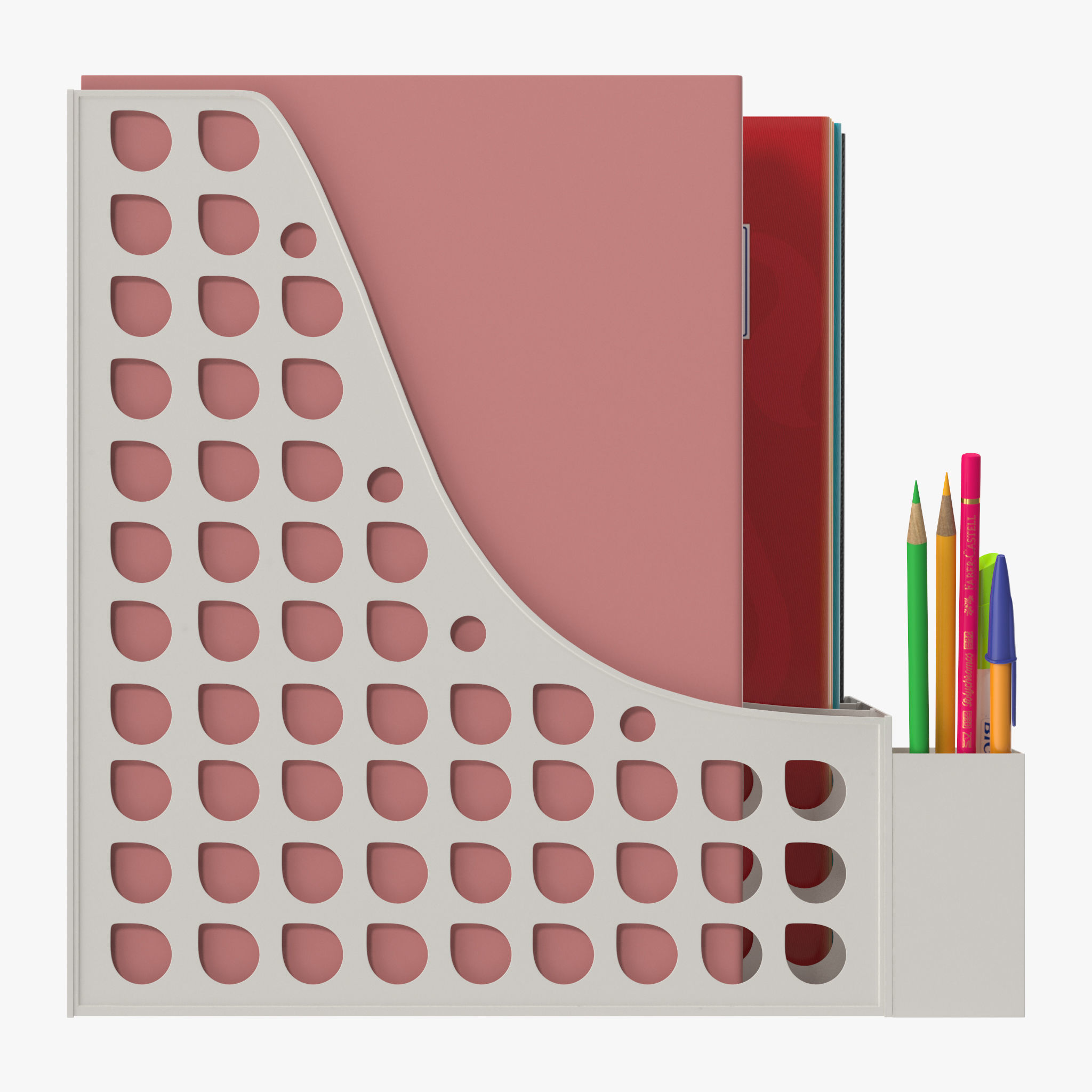 Document Organizer 3D model_9