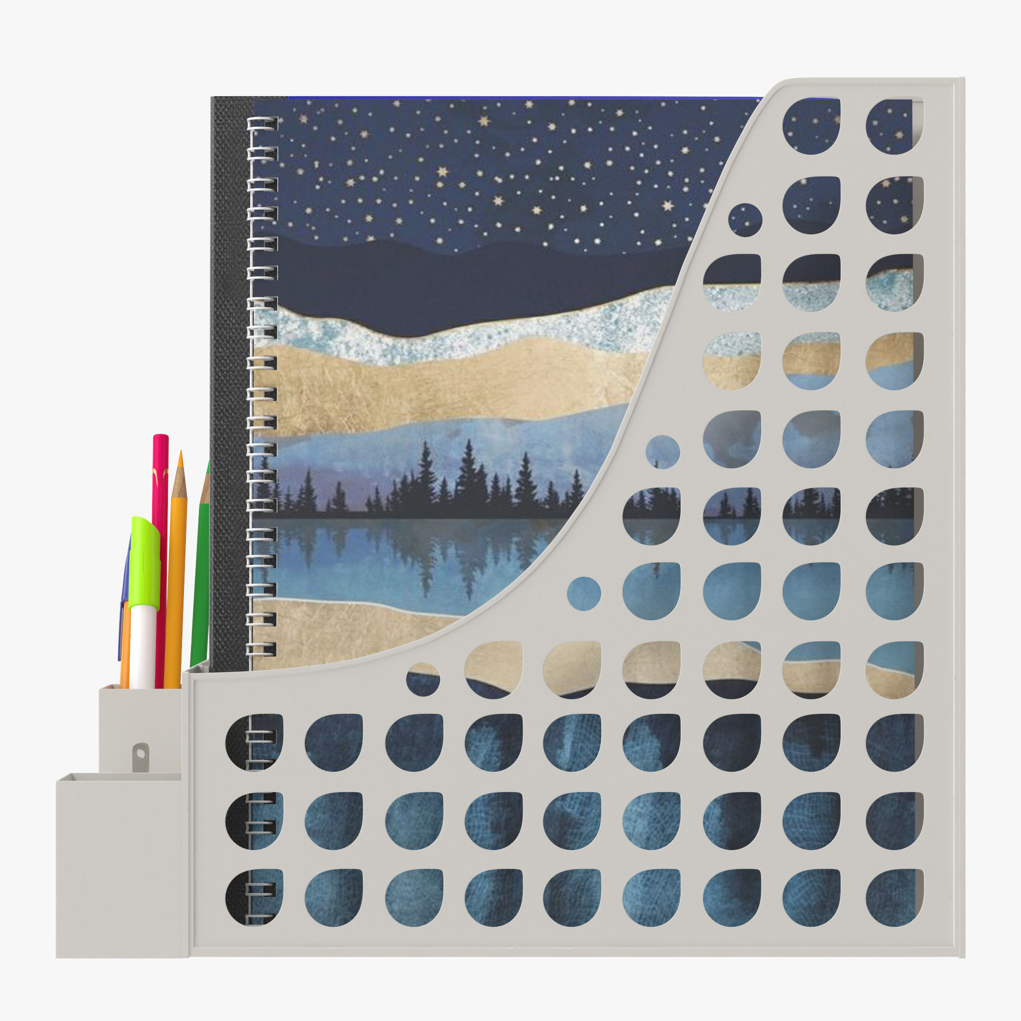 Document Organizer 3D model_8