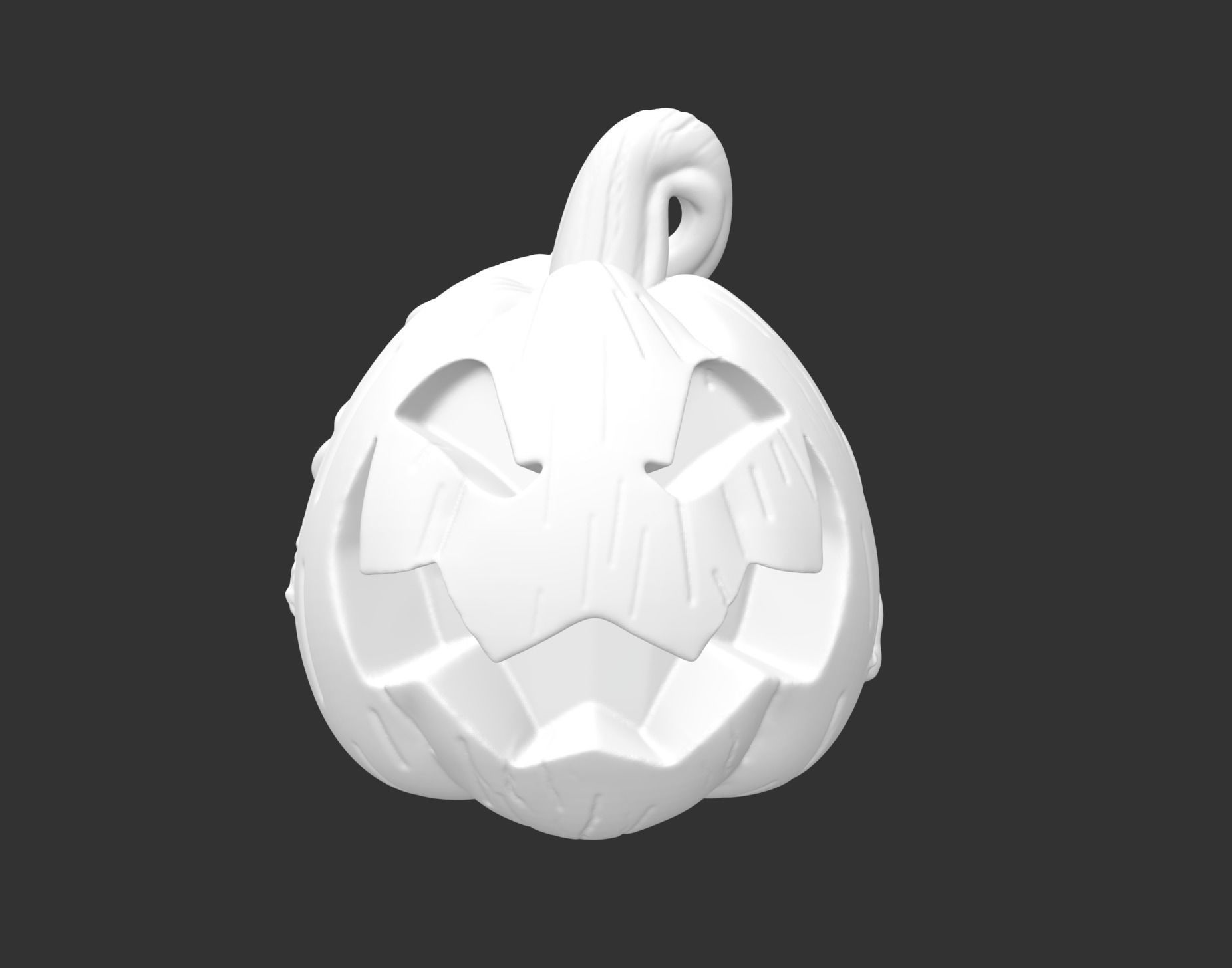 Nightmare before Christmas  Oogie Boogie Pumpkin  3D print model_1