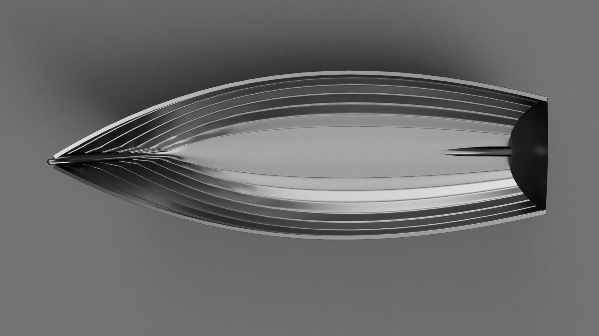 boat 3d model Low-poly 3D model_3