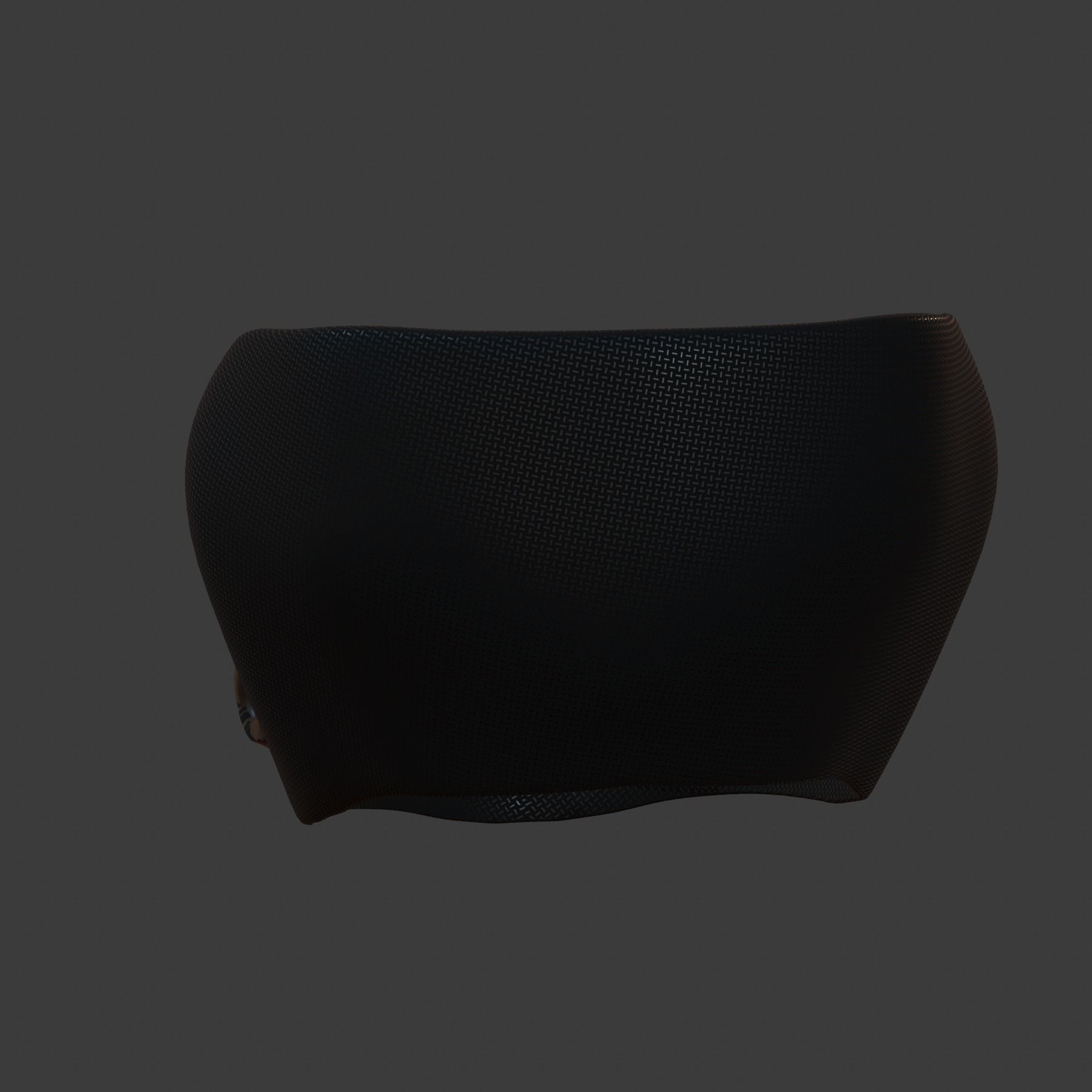 Gas mask helmet 3d model scifi Low-poly Low-poly 3D model_5