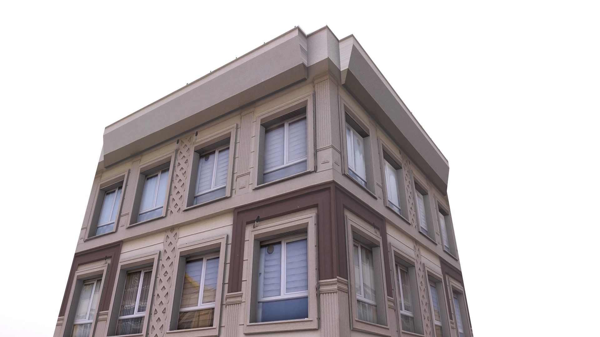 Architectural Building-1 Low-poly 3D model_20