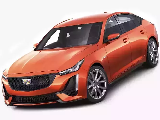 CT5-V sport sedan 3D model CT5-V sport sedan 3D model