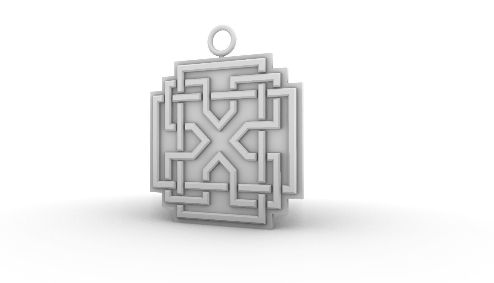 Celtic pendant 10 3D print model_7