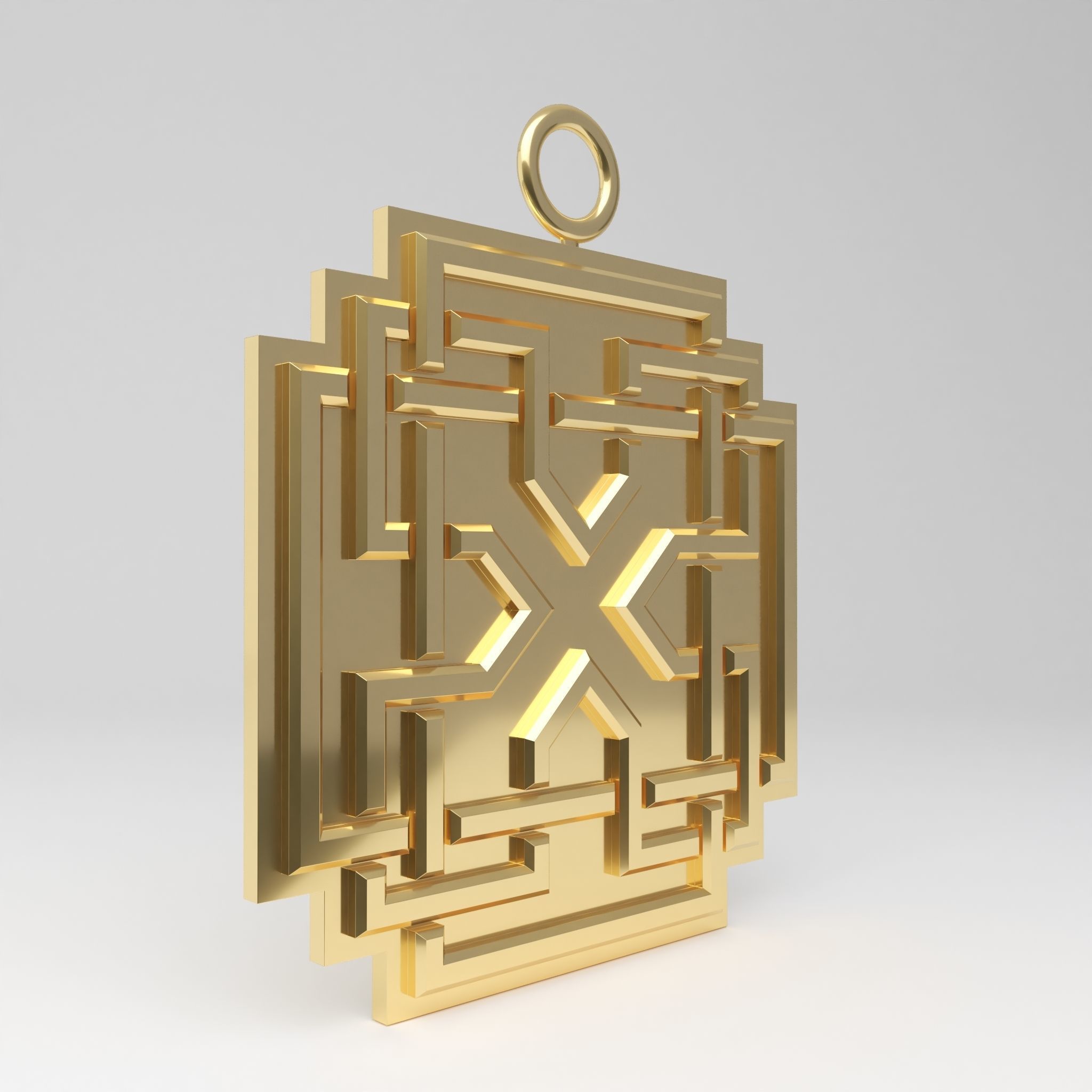 Celtic pendant 10 3D print model_1