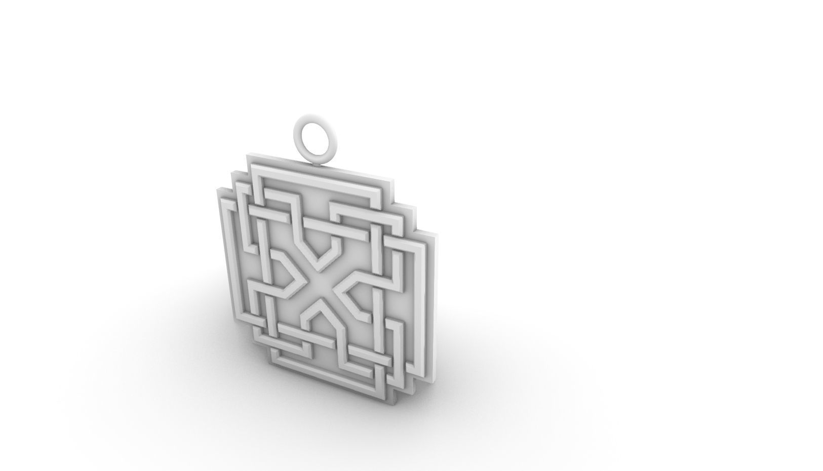 Celtic pendant 10 3D print model_9