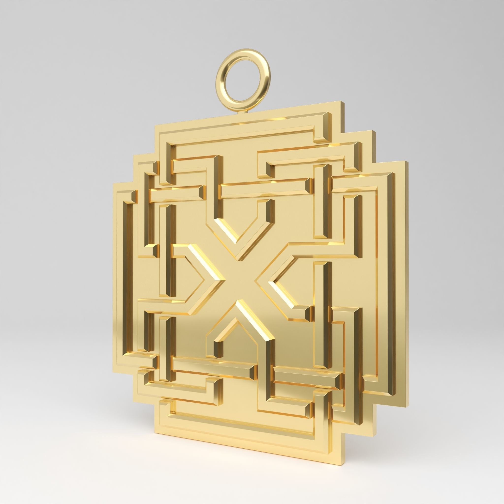 Celtic pendant 10 3D print model_2