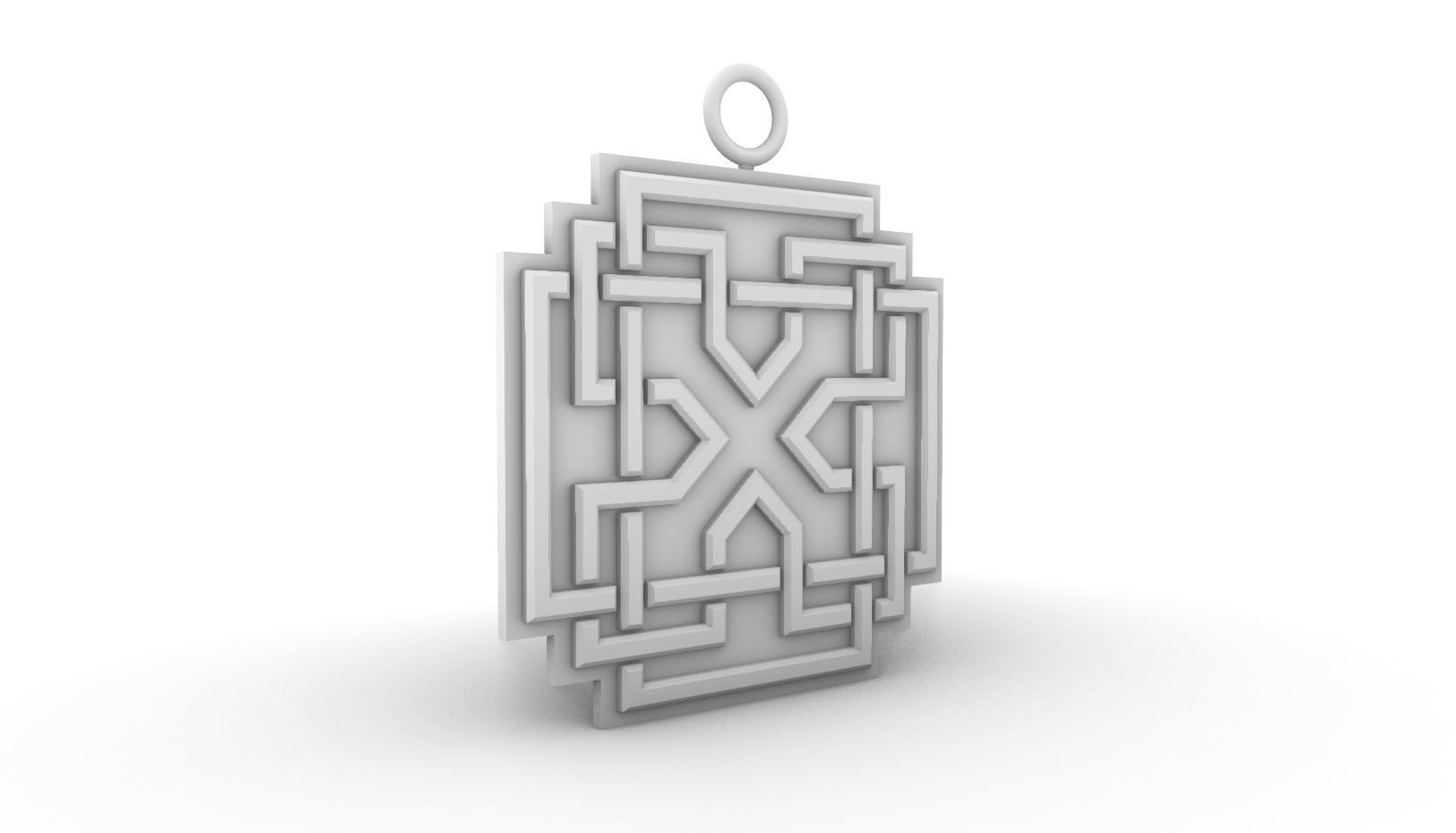 Celtic pendant 10 3D print model_8