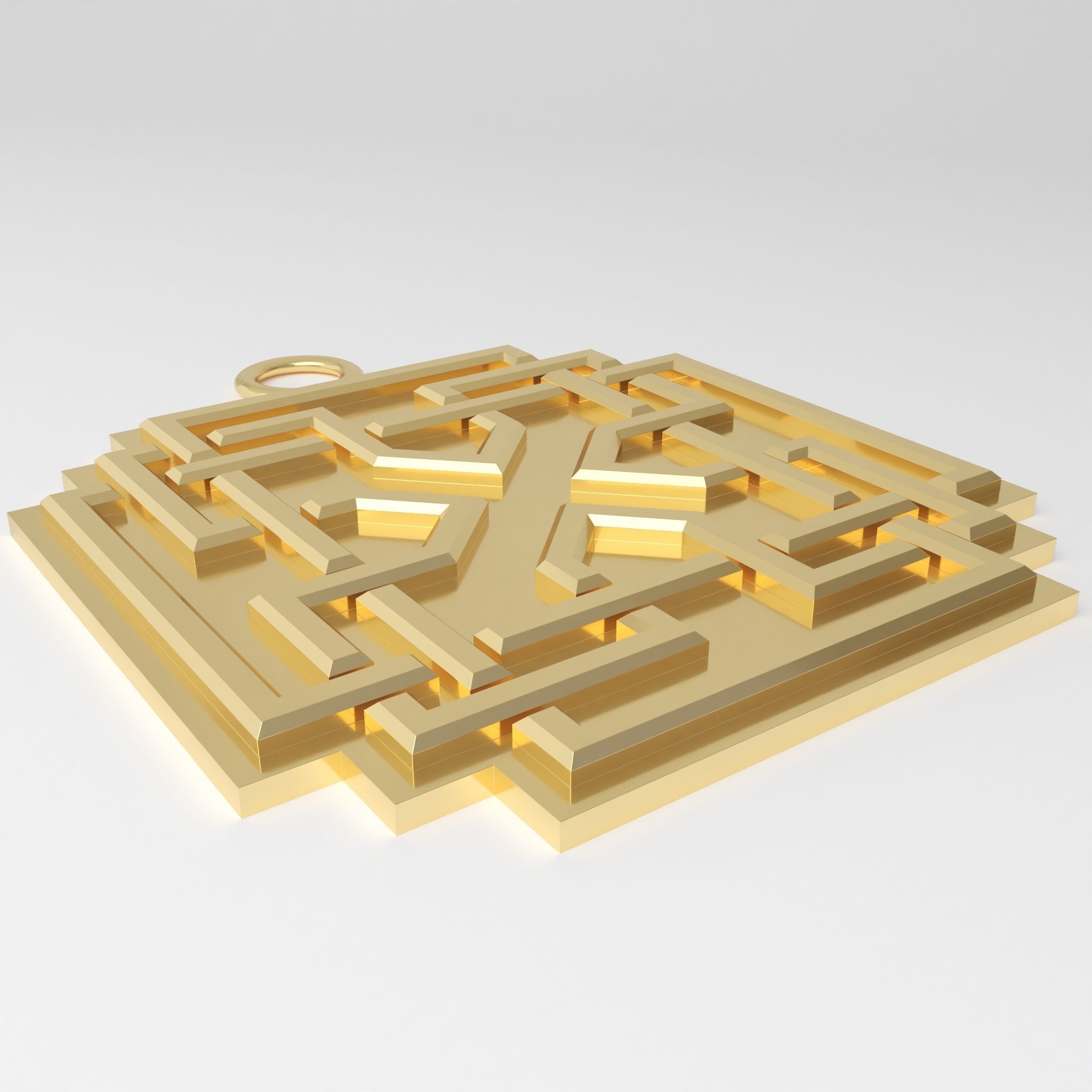 Celtic pendant 10 3D print model_5