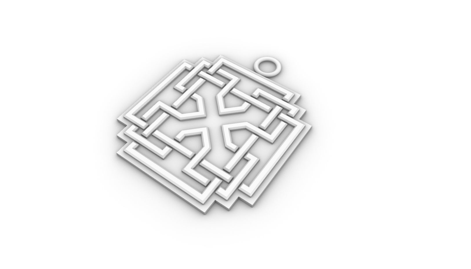 Celtic pendant 10 3D print model_11