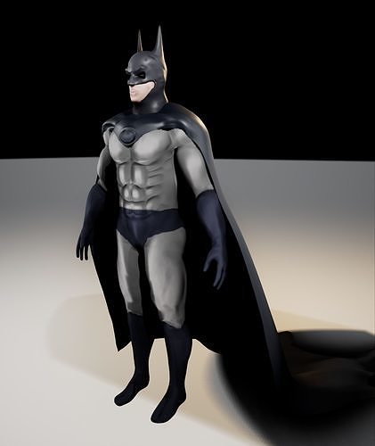Batman Free low-poly 3D model
