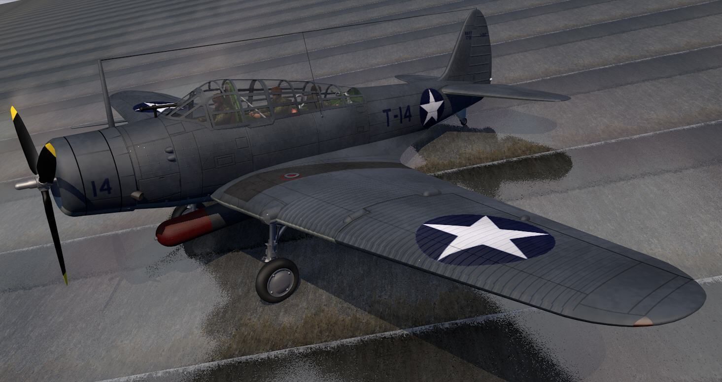 Douglas TBD-1 Devastator 3D model