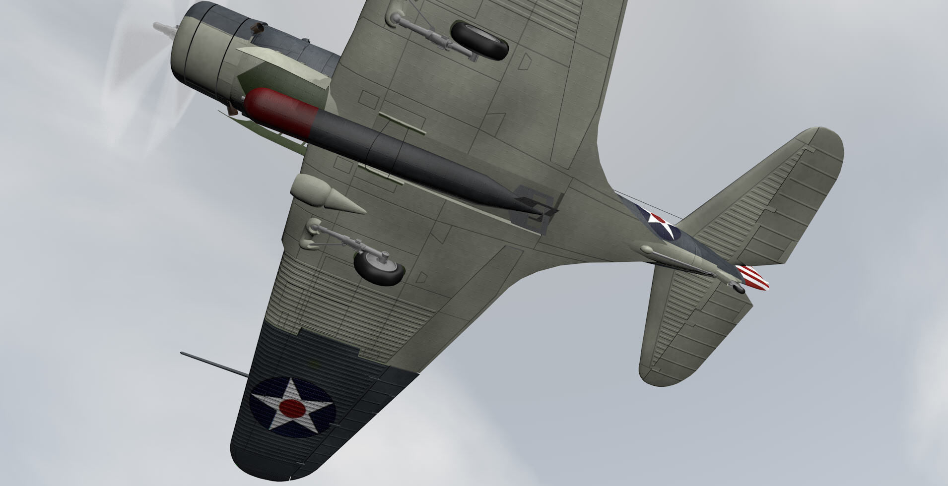 Douglas TBD-1 Devastator 3D model