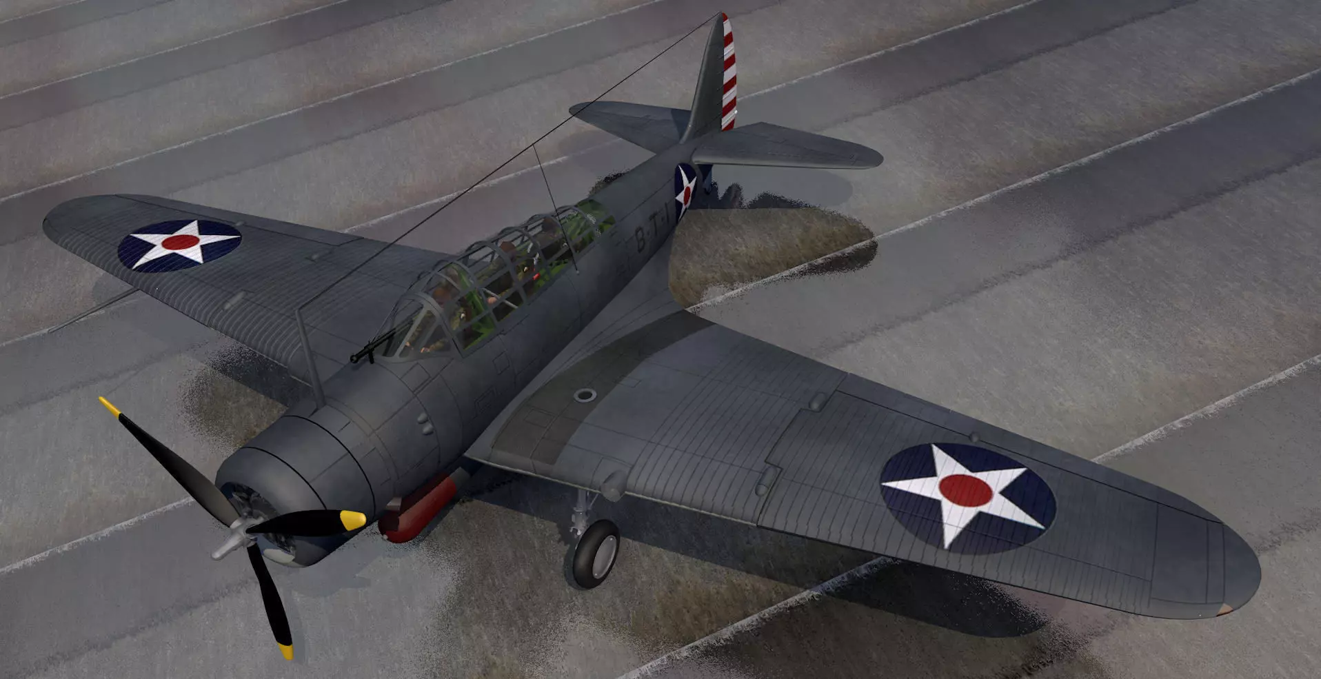 Douglas TBD-1 Devastator 3D model